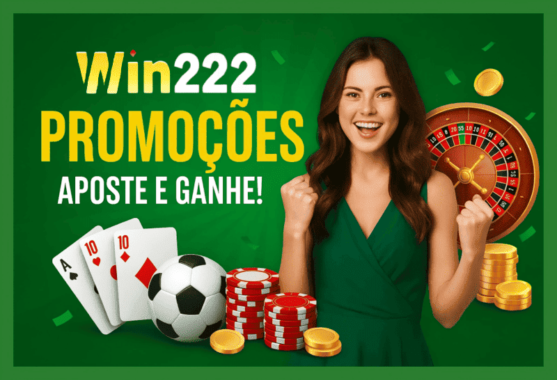 O bônus promocional 222WIN é uma ótima maneira de começar sua aventura