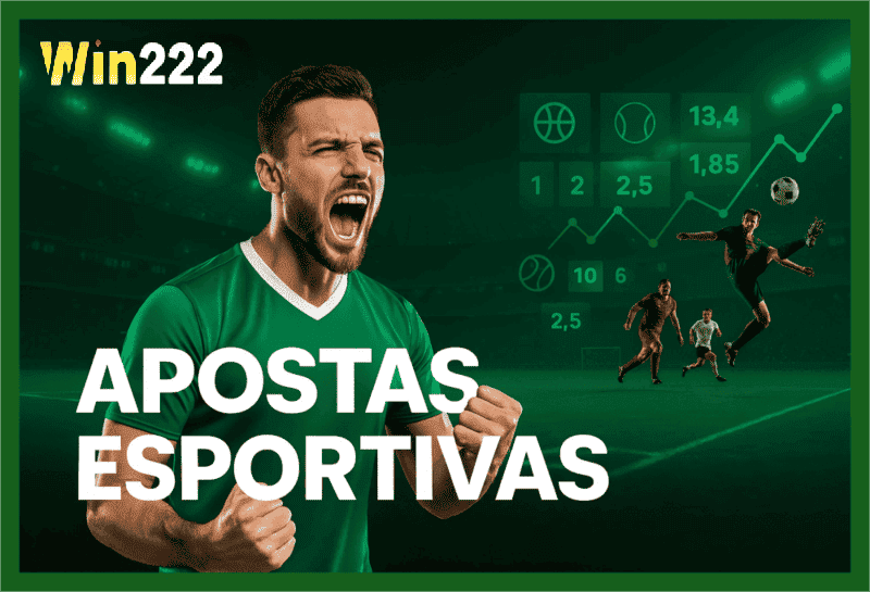 Aposte em apostas esportivas no cassino online 222WIN